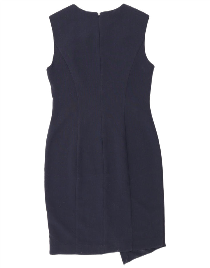Topshop Vestido tubo sin mangas para mujer UK 40 Medio Poliéster azul marino