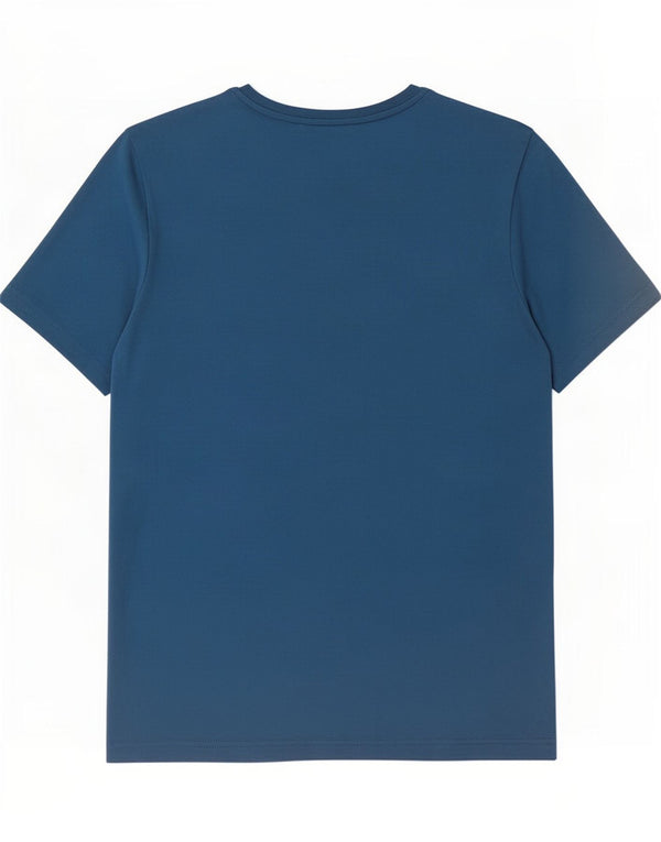 Camiseta Adidas para hombre Top Small Blue Colourblock Cotton