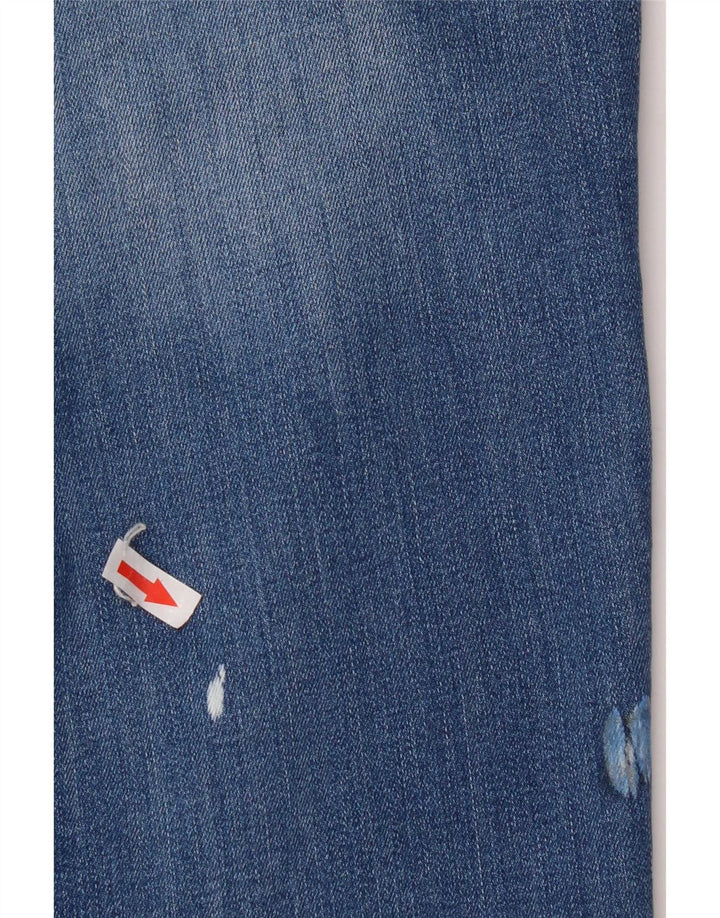 Vaqueros Lee Mujer Marion Rectos W30 L31 Algodón Azul
