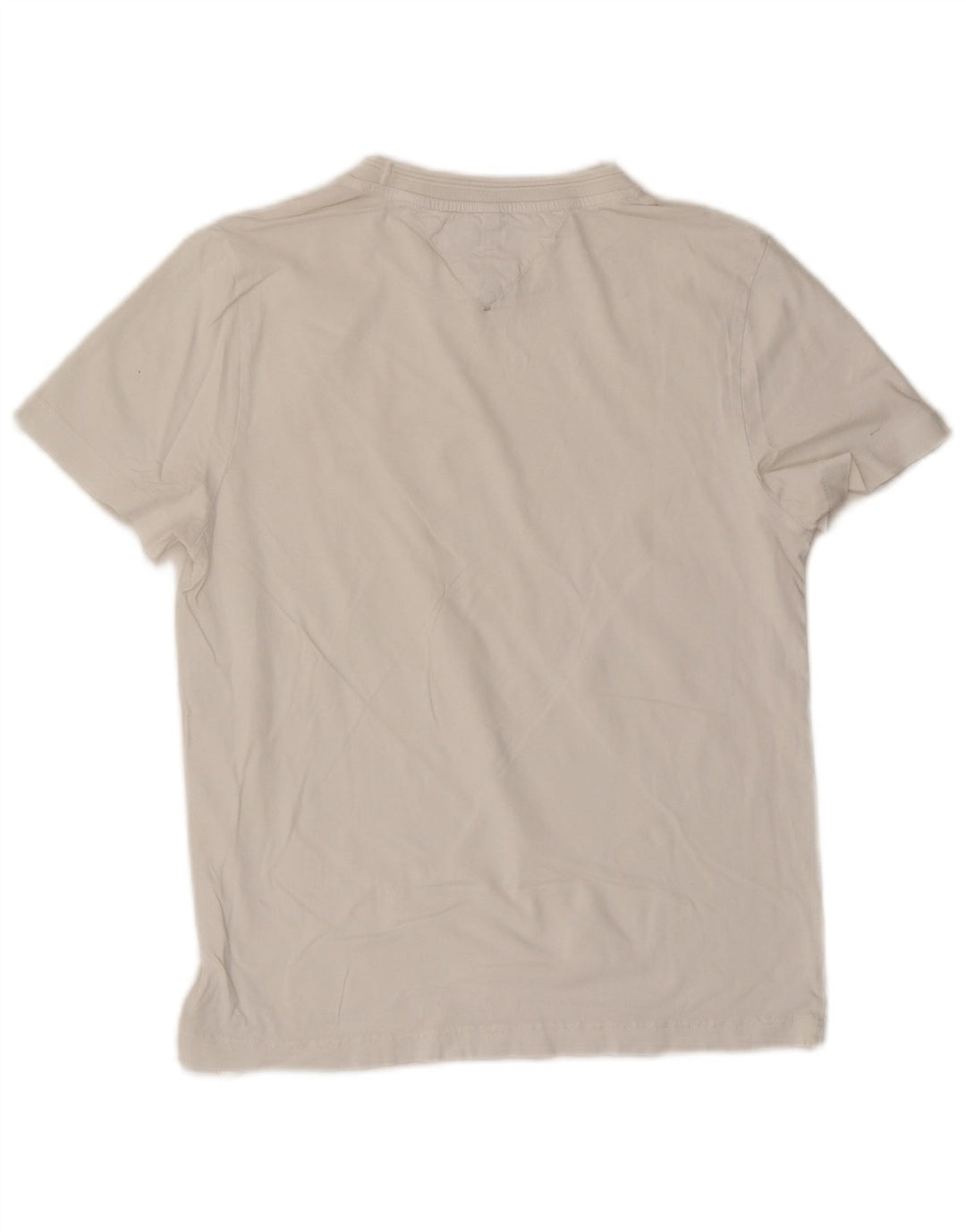 TOMMY HILFIGER Camiseta para mujer Top UK 10 Small White Cotton