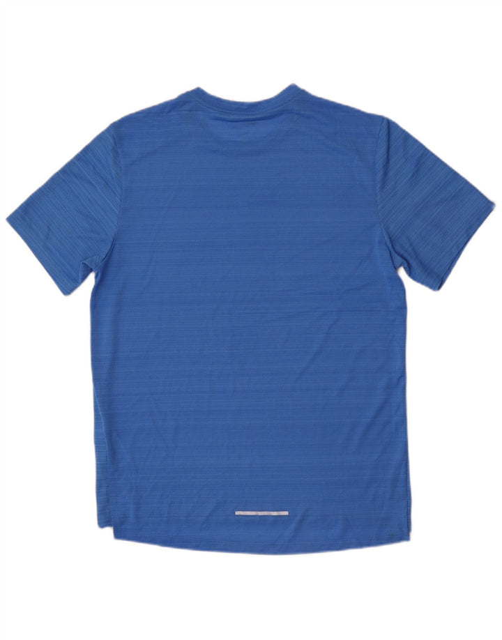 Camiseta Nike Dri Fit para hombre Top poliéster a rayas azul medio