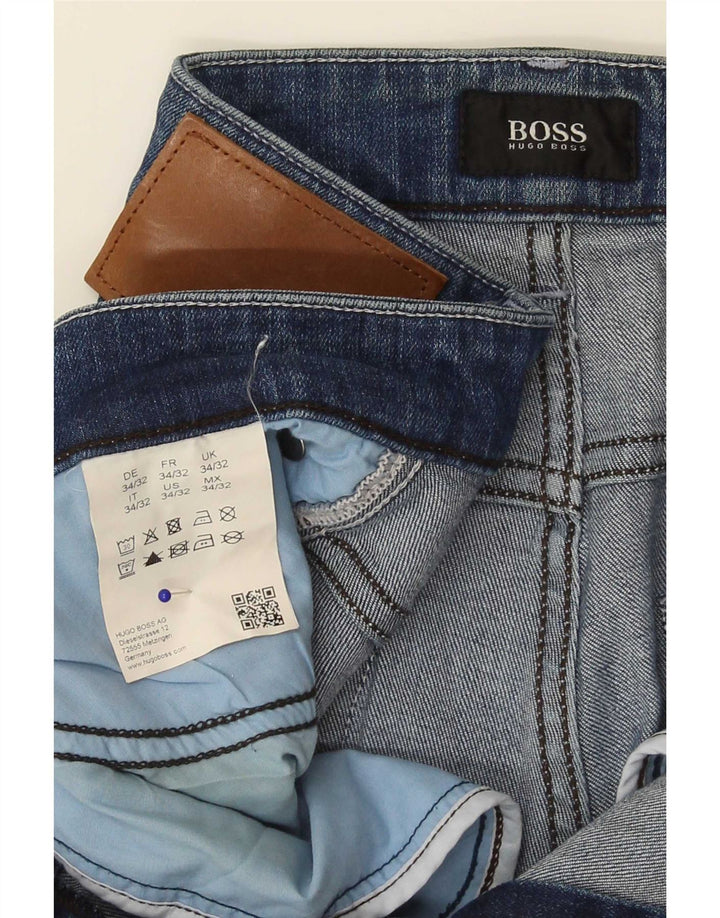 Vaqueros Hugo Boss Hombre Slim W34 L32 Algodón Azul