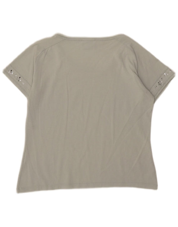 Champion Camiseta Easy Fit para Mujer UK 44 Verde Medio