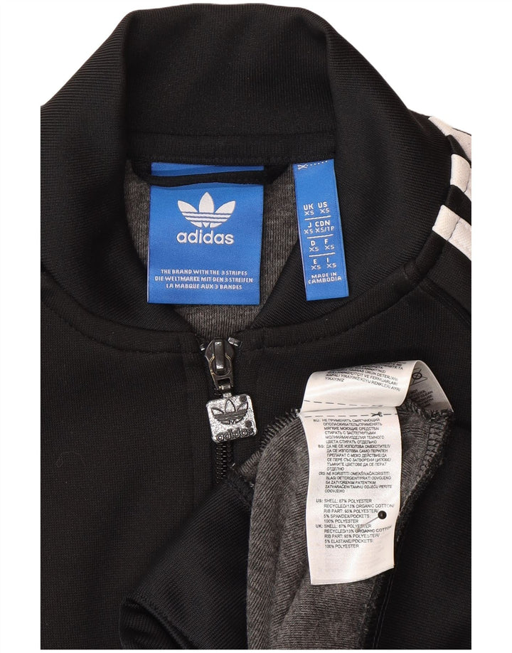 Adidas - Chaqueta de chándal para mujer, talla 6, XS, color negro