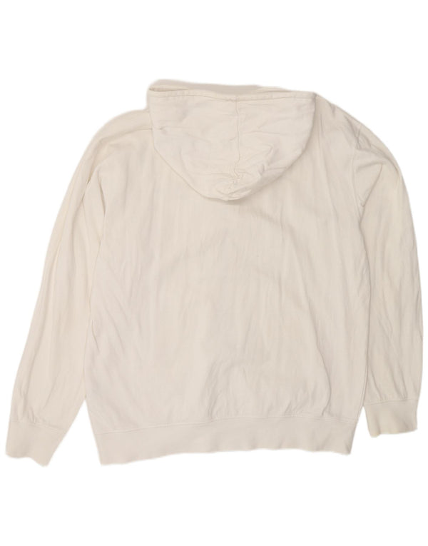Champion Sudadera con capucha y cremallera para hombre XL Algodón blanco