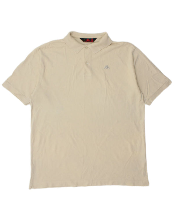 Kappa Polo Hombre XL Blanco Algodón