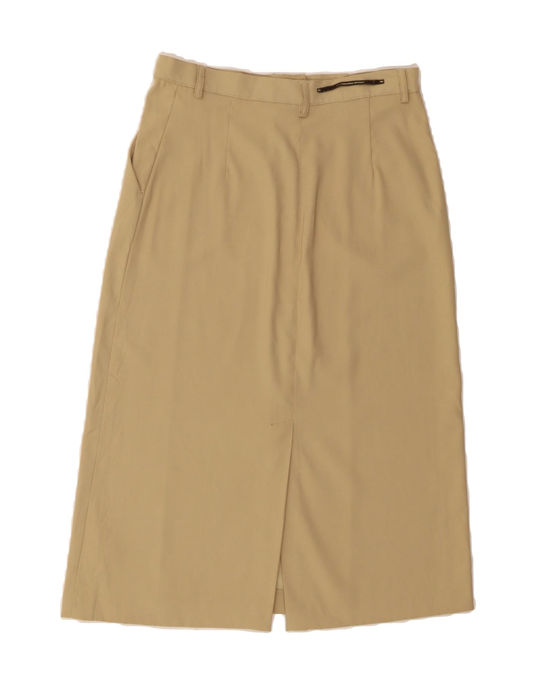 TRUSSARDI Womens Straight Skirt IT 40 Small W28 Beige Polyester Vintage Trussardi and Second-Hand Trussardi from Messina Hembry 