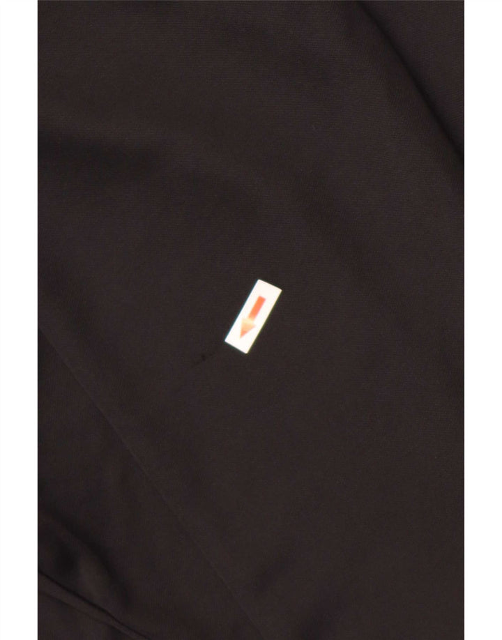 Adidas Aeroready - Chándal con cremallera y cuello para hombre, talla grande, poliéster negro