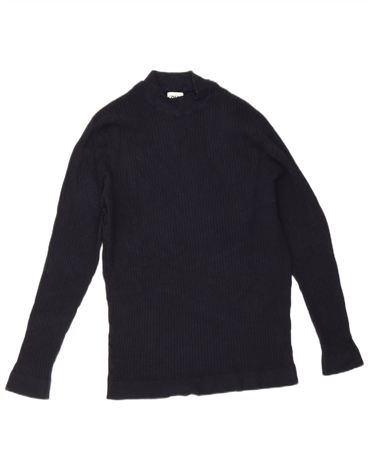 Zara Hombre Jersey Cuello Alto Jersey XL Azul Marino