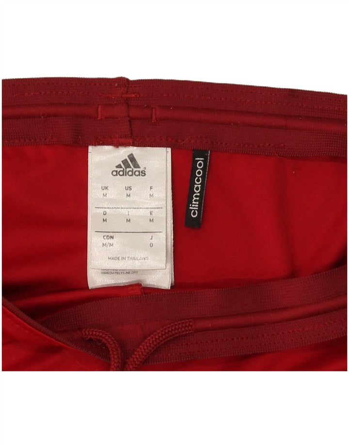 Adidas Mens Climacool Sport Shorts Medio Rojo Poliéster