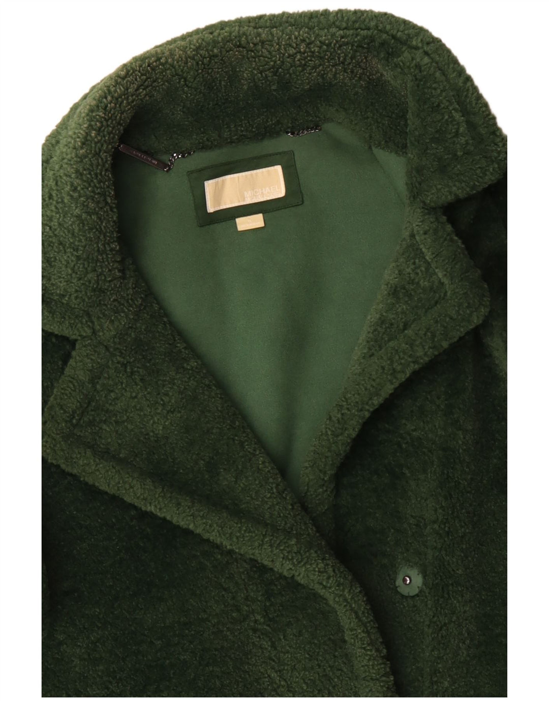 MICHAEL KORS Abrigo extragrande de piel sintética para mujer UK 18 XL Poliéster verde