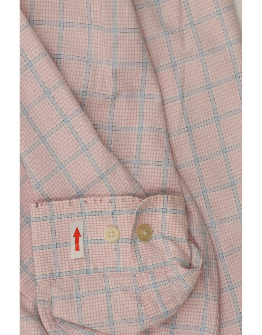 Camisa Orvis Hombre 2XL Algodón Cuadros Rosa