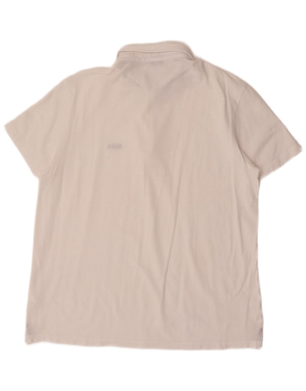Polo Hugo Boss Hombre 2XL Algodón Blanco