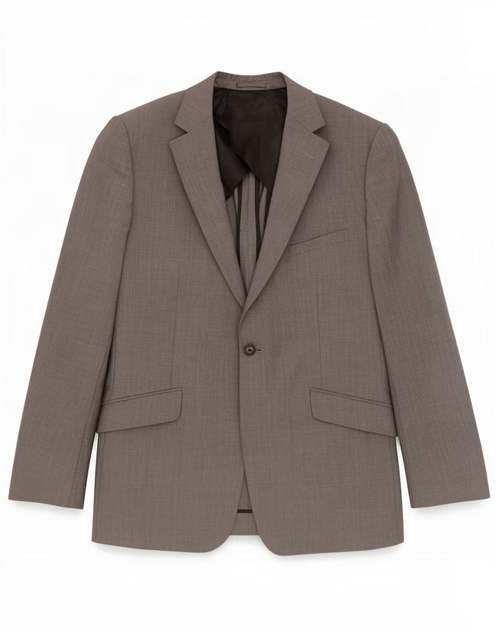 Reiss Chaqueta tipo blazer con 1 botón para hombre UK 42 XL Lana gris