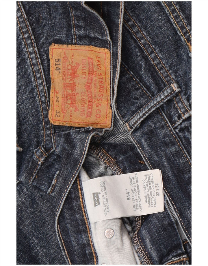 Levi's Vaqueros rectos 514 para hombre W32 L32 Algodón azul