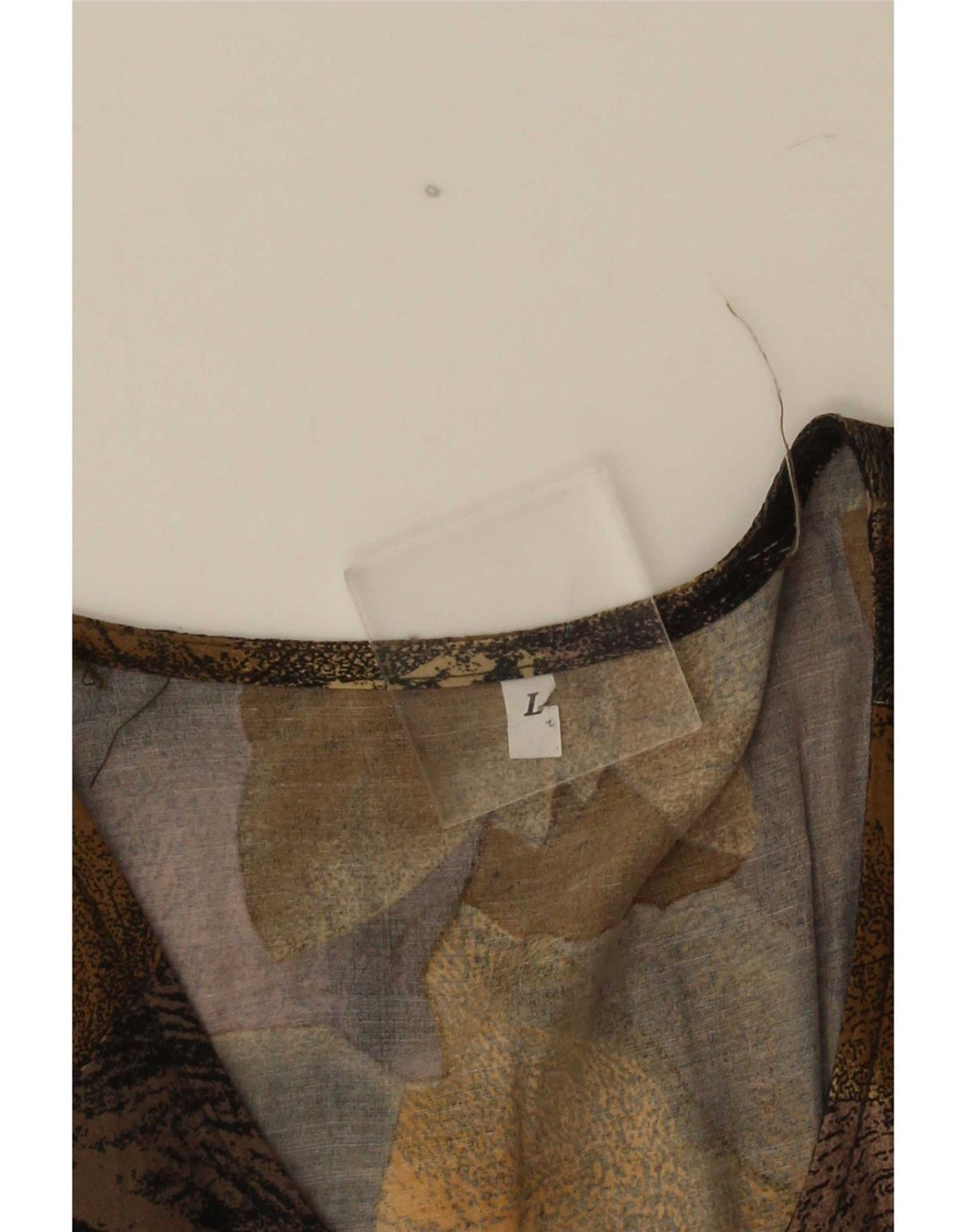 Vintage mujeres patrón abstracto playsuit Reino Unido 14 verde grande