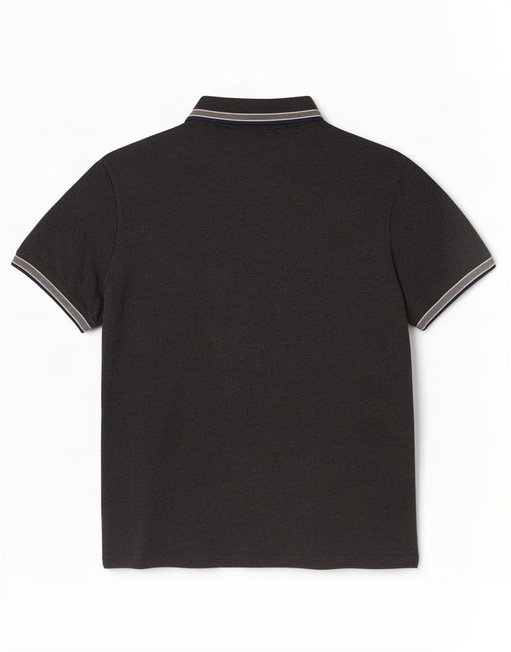 Hugo Boss Polo para hombre de algodón gris grande