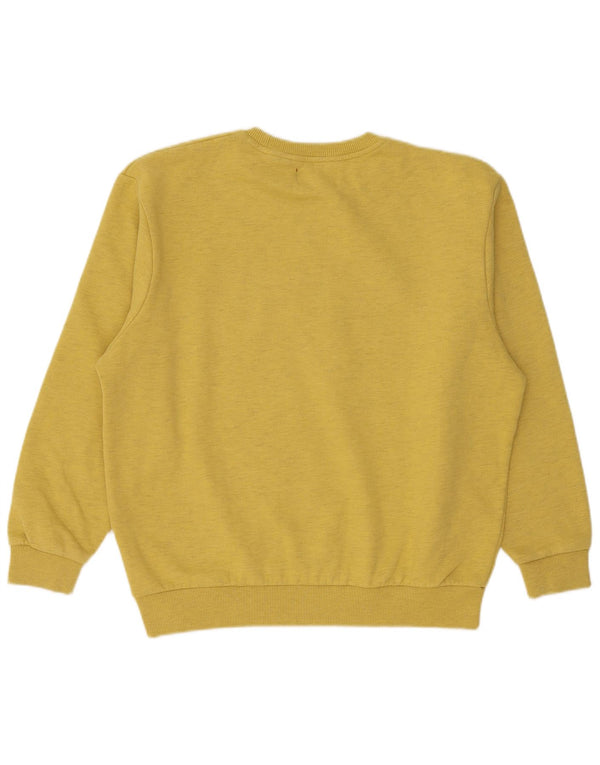SUPERDRY Sudadera gráfica para mujer Jumper UK 12 Medio amarillo moteado