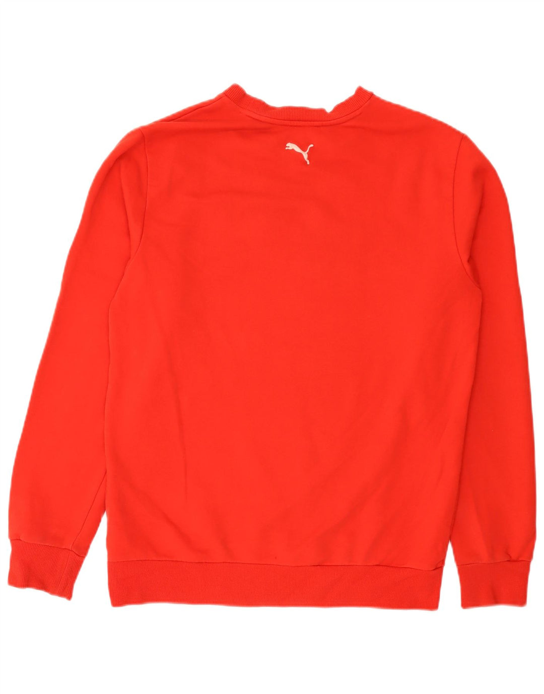 Puma Hombre Sudadera Gráfica Jumper Algodón Rojo Mediano