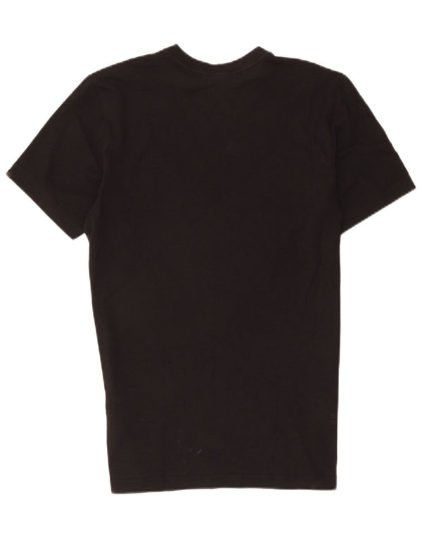 Adidas - Camiseta gráfica para hombre, talla mediana, algodón negro