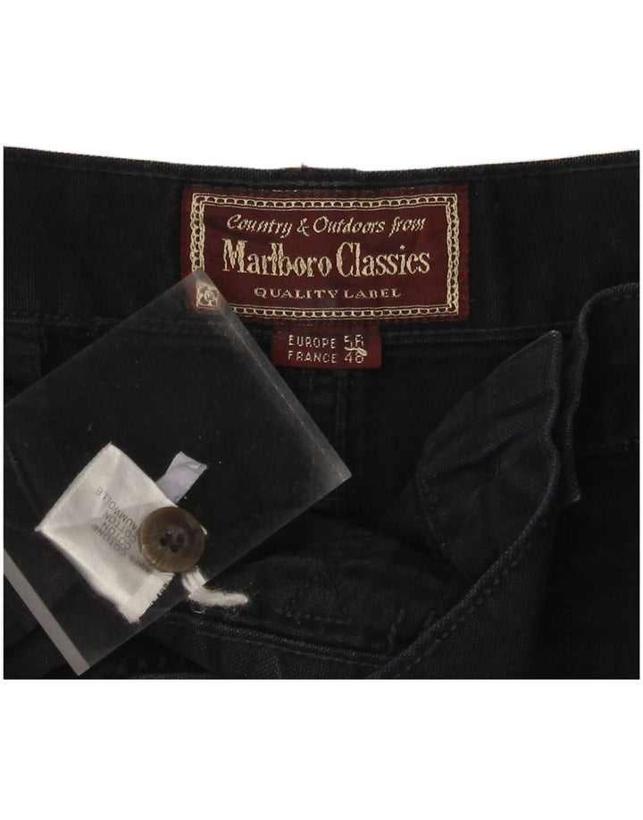 Marlboro Classics Pantalones cortos cargo gráficos para hombre EU 56 3XL W40 Algodón negro