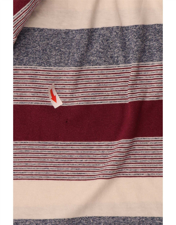 Pierre Cardin Polo de corte regular para hombre, talla grande, rayas multicolores