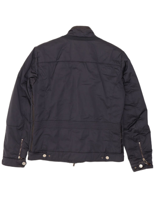 Geox - Chaqueta acolchada Respira para hombre, talla 40, color negro