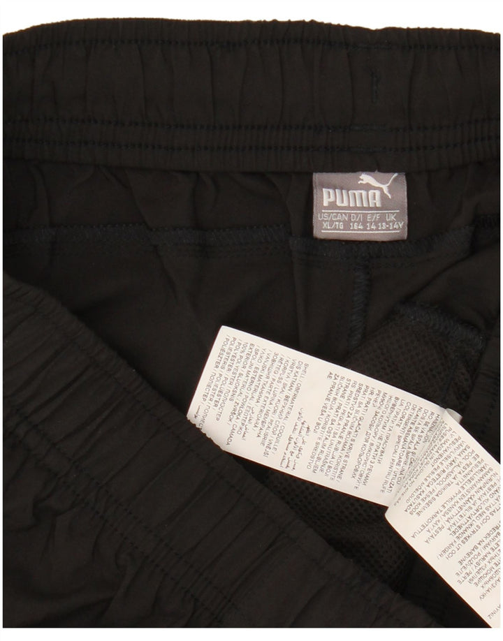 Puma Pantalón Corto Deportivo Niño 13-14 Años Negro Poliéster