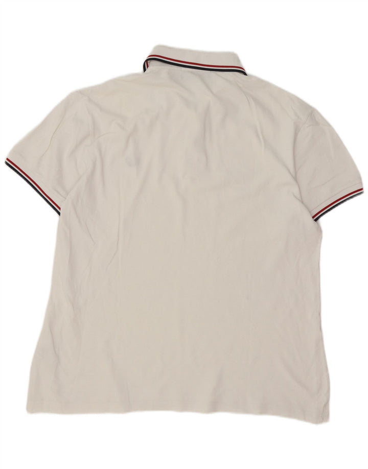 Polo Fred Perry Para Hombre De Algodón A Rayas Blanco Grande