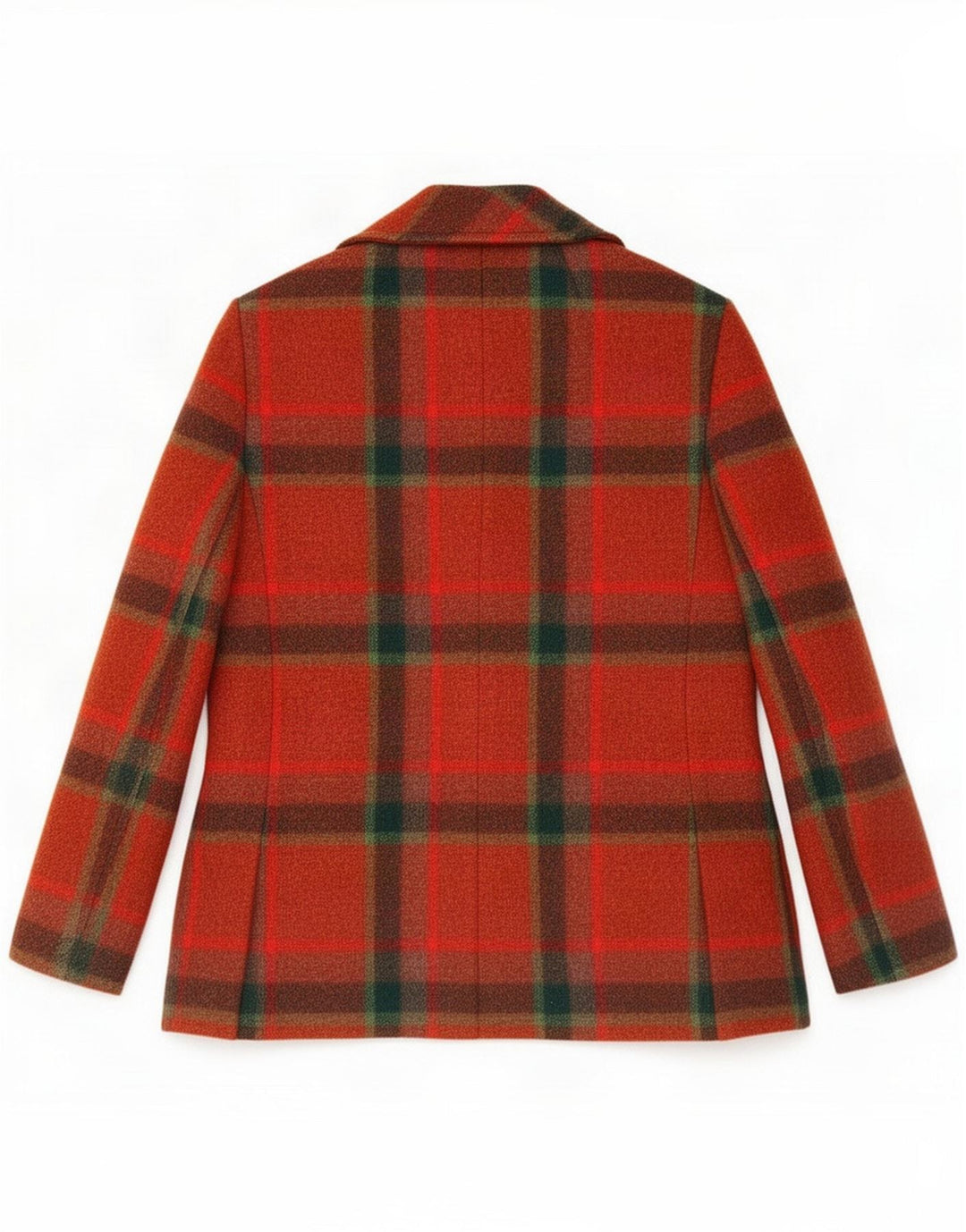 Chaqueta estilo blazer de 3 botones para mujer Stylbert IT 44 Cuadros rojos medianos