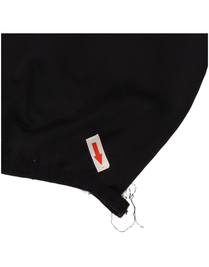 Canterbury Mens Zip Neck Sudadera Jumper Pequeño Poliéster Negro