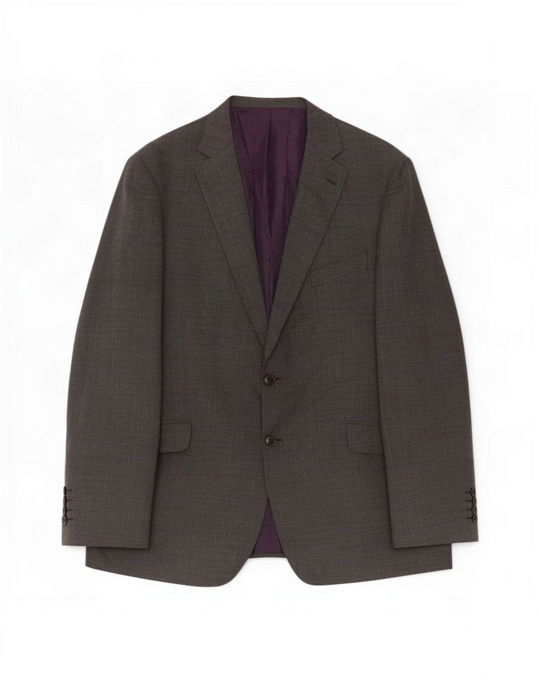 Marks & Spencer Chaqueta tipo blazer de 2 botones para hombre UK 46 XL Lana gris