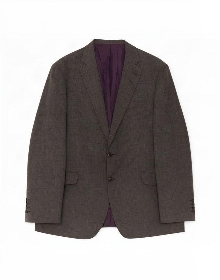 Marks & Spencer Chaqueta tipo blazer de 2 botones para hombre UK 46 XL Lana gris