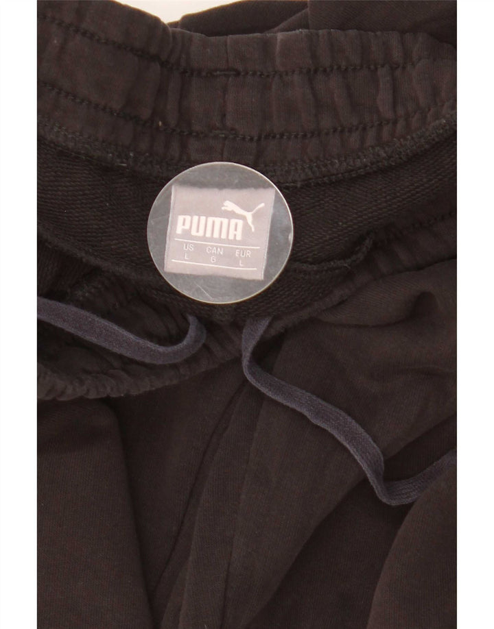 Puma - Pantalones de chándal para hombre, color negro