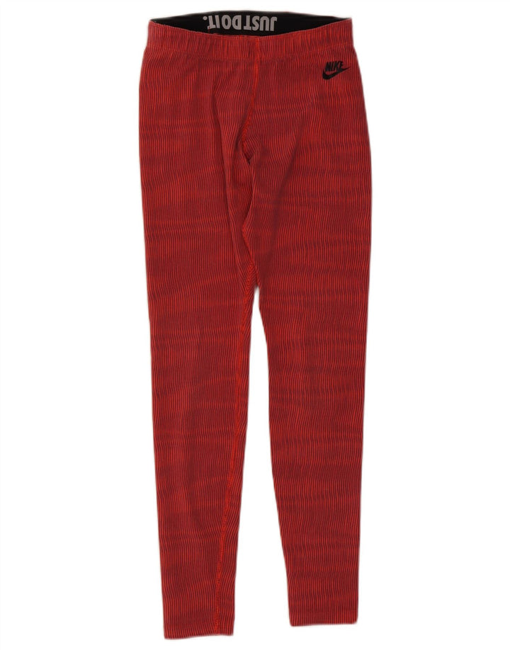 Leggings Nike para mujer Reino Unido 10 Pequeño algodón a rayas rojas
