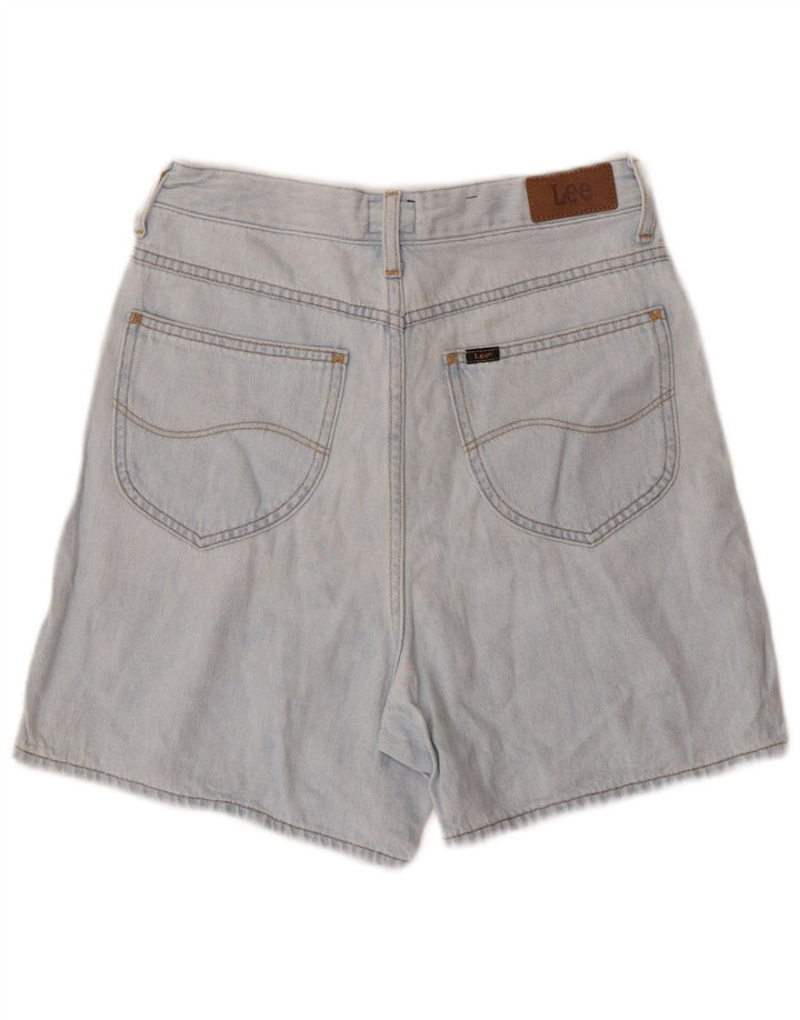 Lee Mujer Stella Denim Shorts W27 Pequeño Algodón Azul