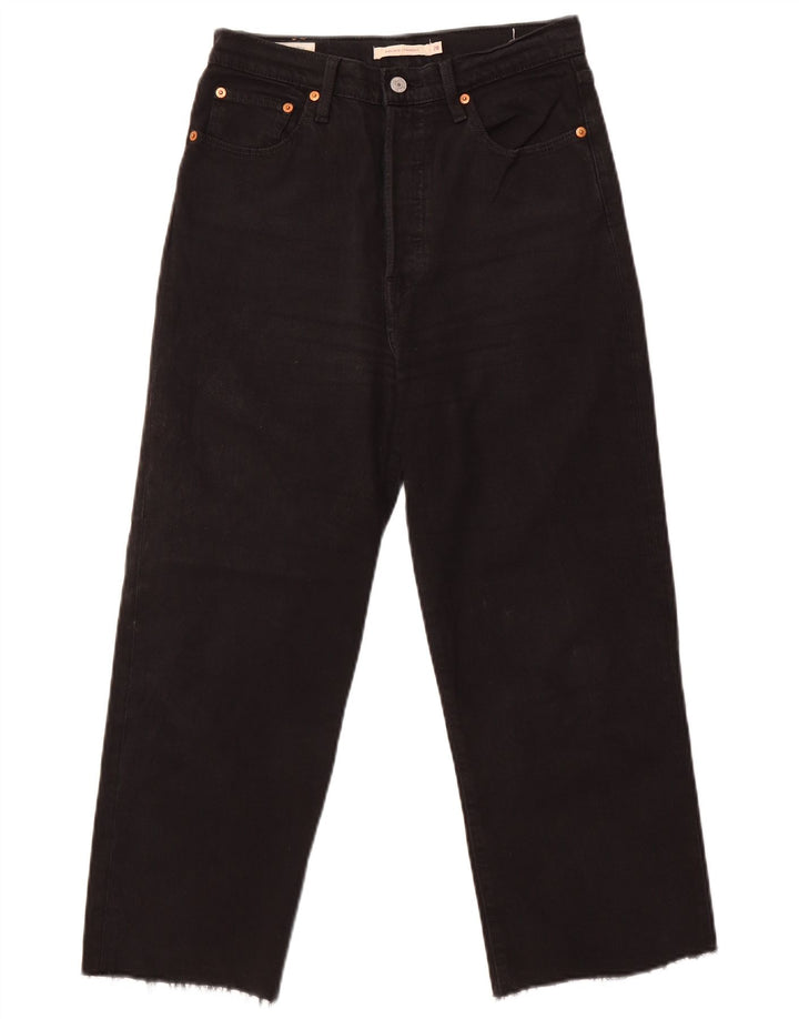 Levi's Vaqueros Cortos Ribcage para Mujer W28 L24 Negro