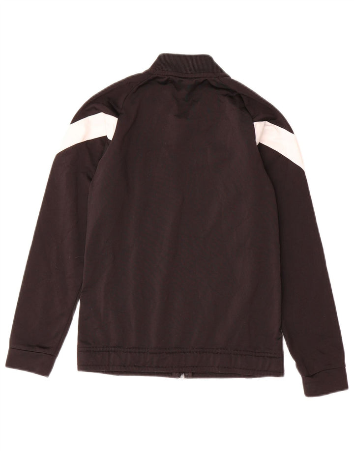 PUMA Chaqueta de chándal para niños 9-10 años Negro Poliéster con bloques de color