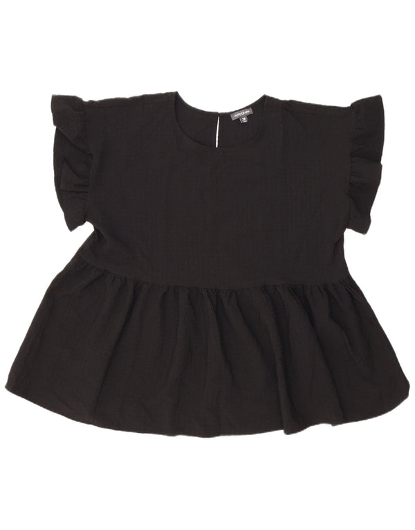 Marks & Spencer Blusa extragrande con autógrafo para mujer UK 46 Grande Negro