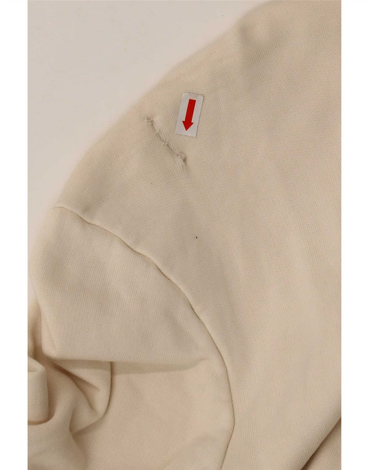 Replay - Sudadera extragrande para mujer, talla 10, color beige