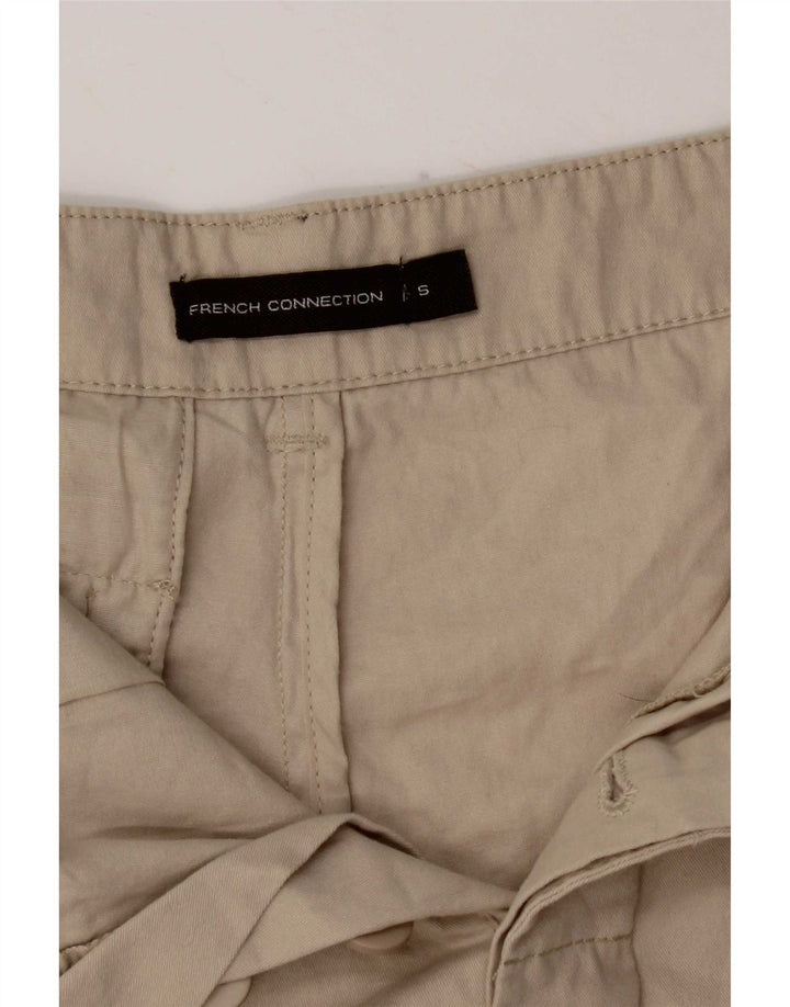 French Connection Pantalones Cortos Cargo para Hombre Pequeños W29 Algodón Beige