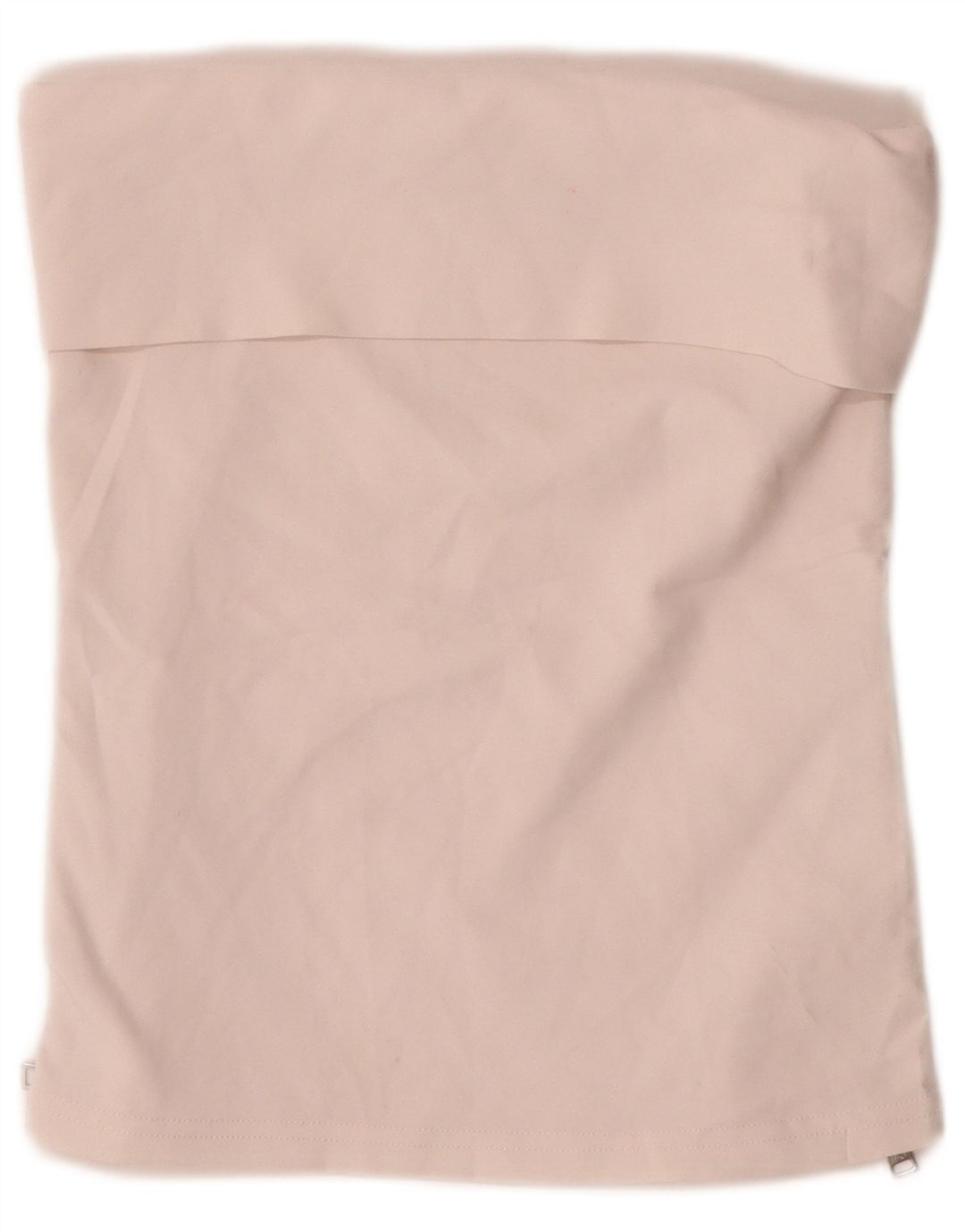 Zara Top corto sin tirantes para mujer UK 42 Poliéster beige medio