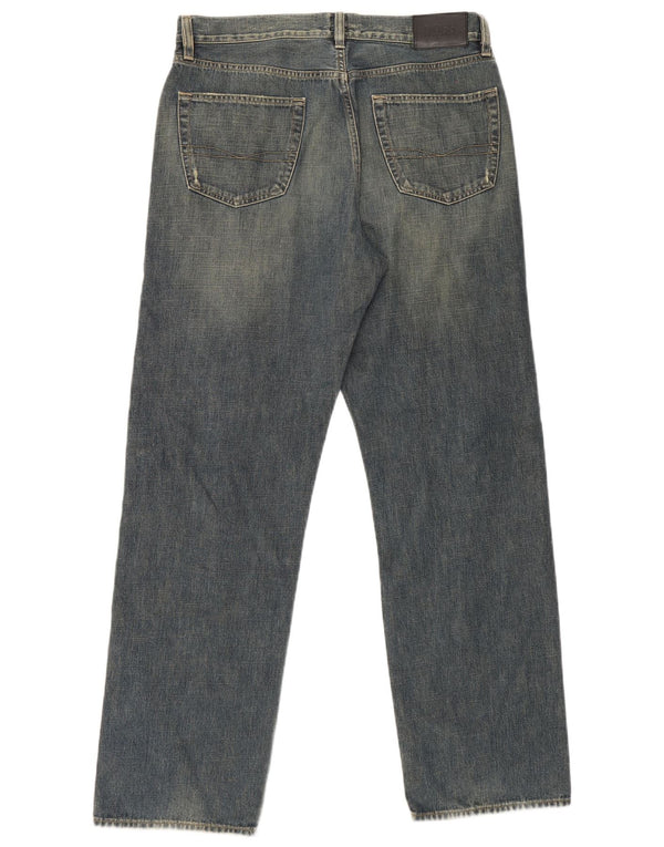Vaqueros Hugo Boss Hombre Rectos W34 L32 Algodón Azul