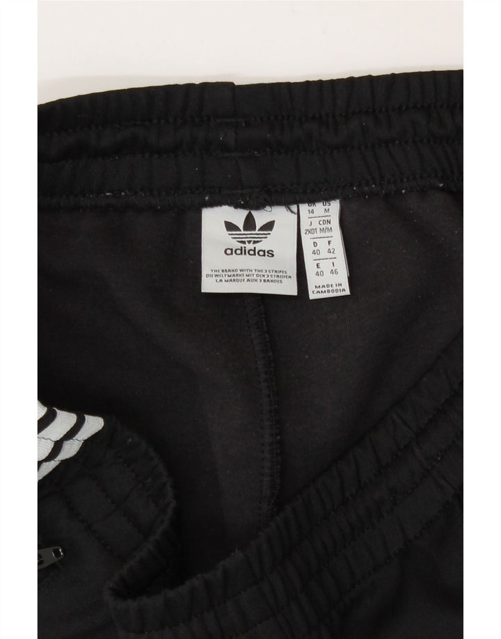 Adidas Pantalones de chándal para mujer UK 44 Grande Poliéster negro