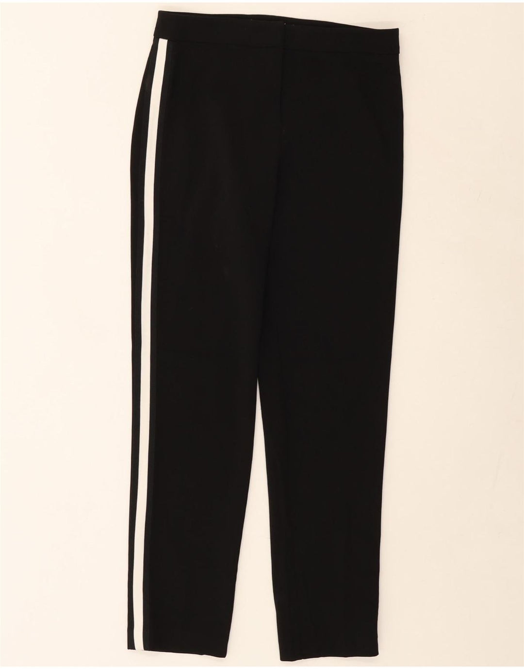 CALVIN KLEIN Pantalones casuales rectos para mujer US 6 Medium W30 L28 Negro