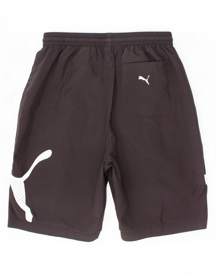 Puma Pantalones cortos deportivos con gráfico para niños 13-14 años Negro