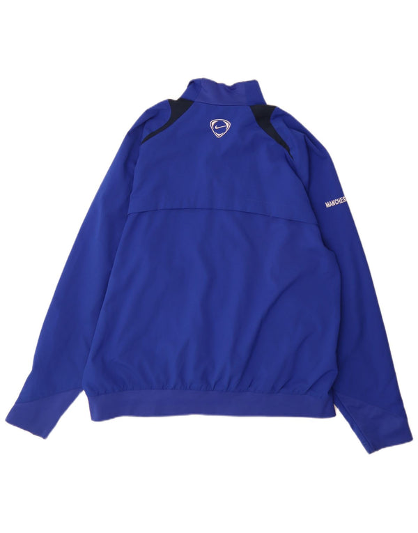 Nike Manchester United Chándal Top Chaqueta para Hombre Reino Unido 42/44 Grande Azul Deportes