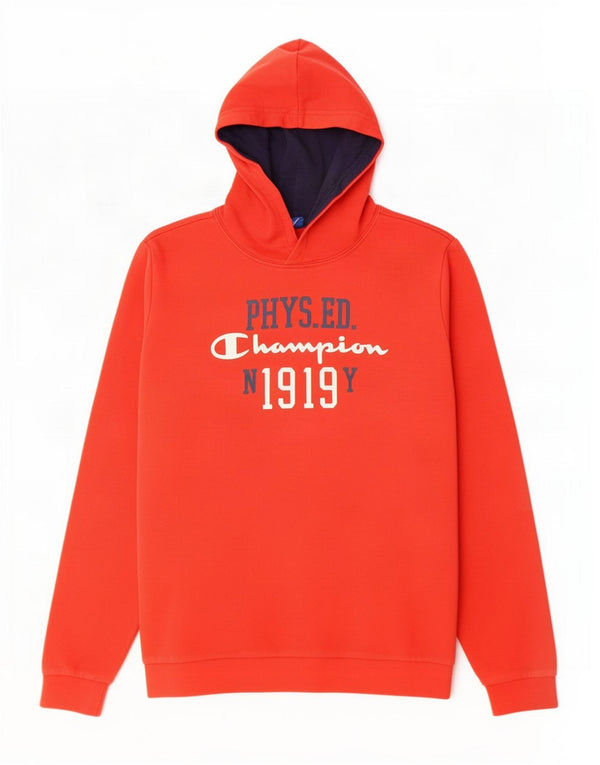 Champion Sudadera con capucha gráfica para niños 13-14 años XL Algodón rojo