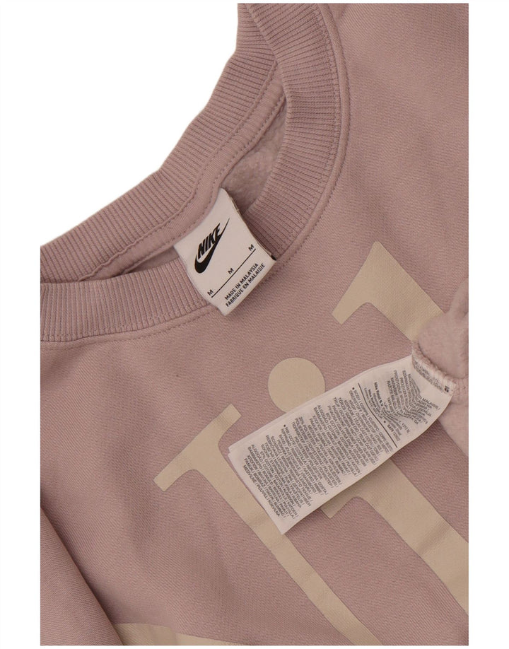 Nike - Sudadera extragrande con gráfico para mujer, talla 40, algodón morado mediano