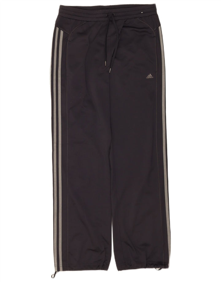 Adidas Mujer Climalite Chándal Pantalones UK 12 Medio Gris Poliéster